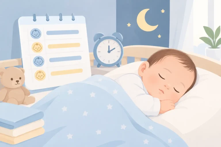 Read more about the article ตารางนอนทารกแรกเกิด 0-3 เดือน ที่ทำตามได้จริง