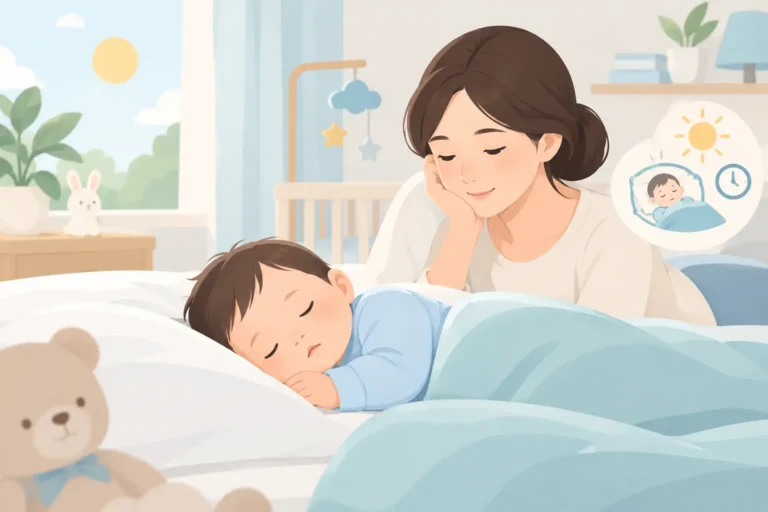 Read more about the article ทารกนอนกลางวันสั้นแก้อย่างไร ให้หลับได้นานขึ้น