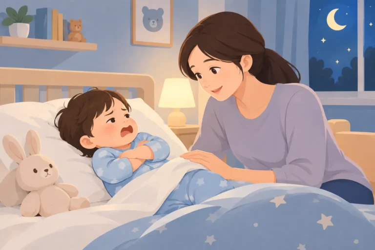 Read more about the article เด็ก 2 ขวบไม่ยอมนอน รับมืออย่างไรให้หลับเองได้